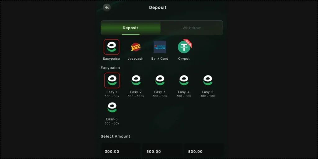 b 9 game deposit