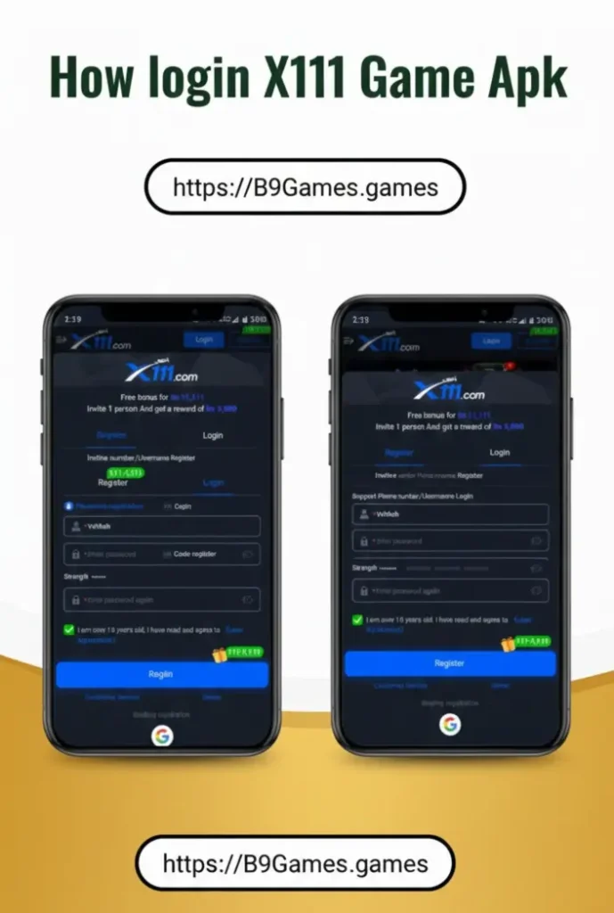 X111 Game Login Apk 