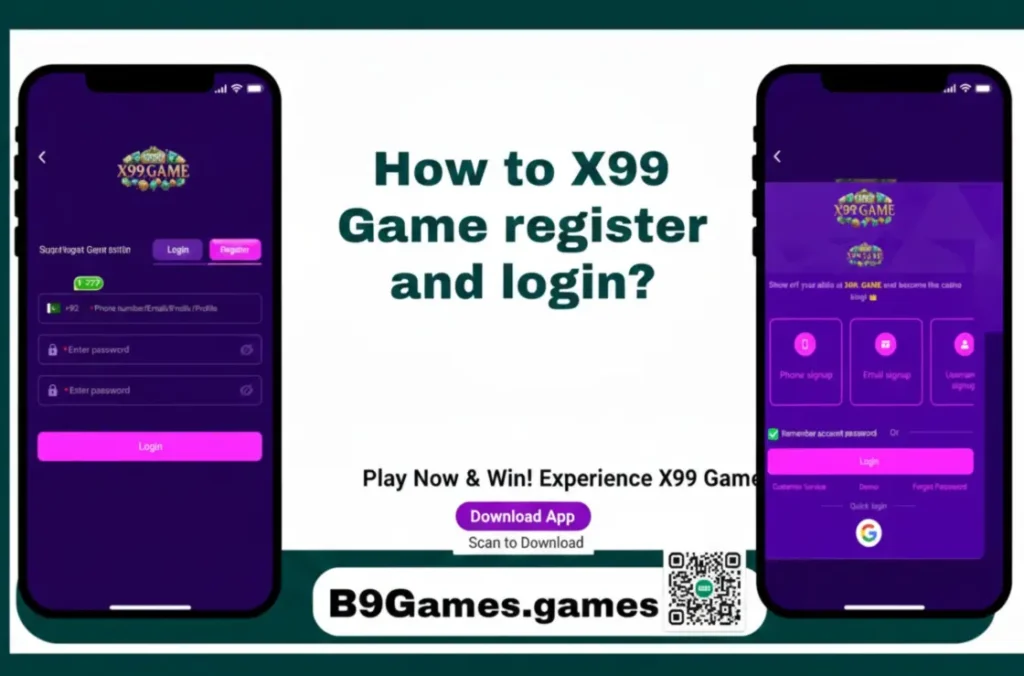 X99 game Register app