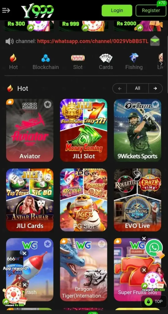 Y999 Game Download APK