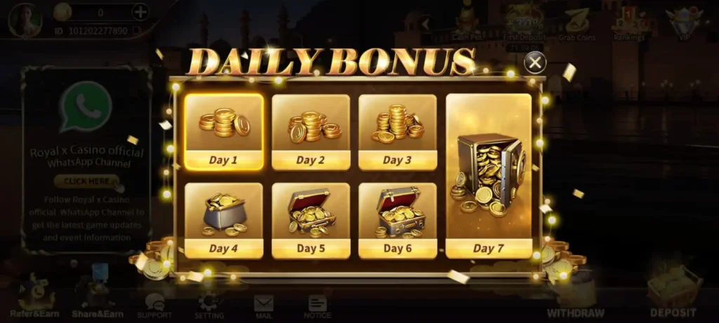 Royal x casino Game Download Apk