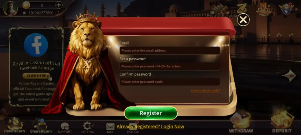 Royal x casino Game Download Apk