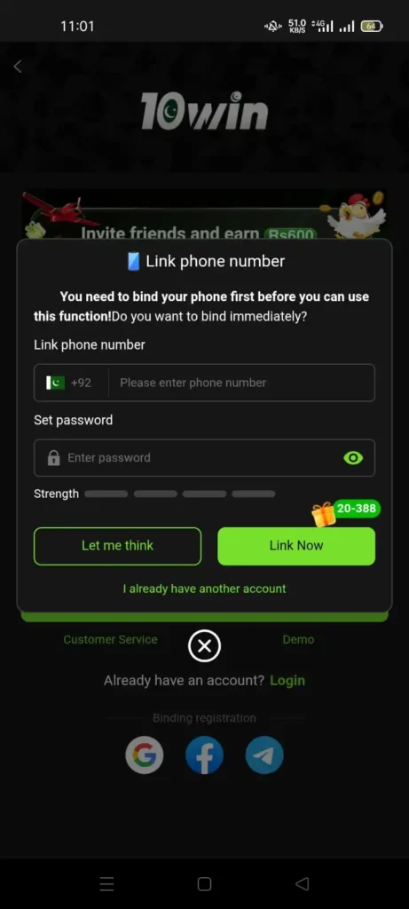 10Win Game Register an Account