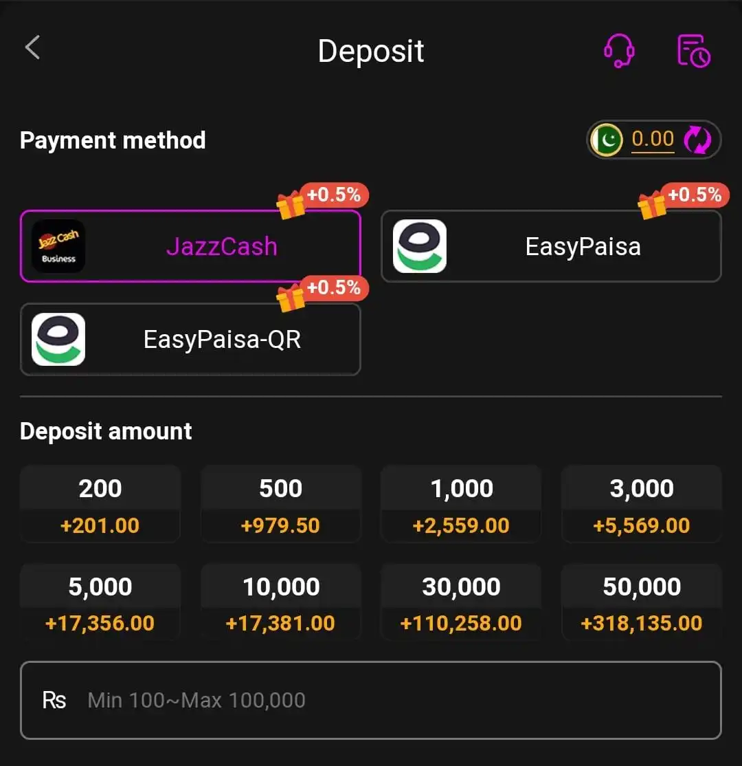 Zs777 Game Deposit & Withdrawal Money