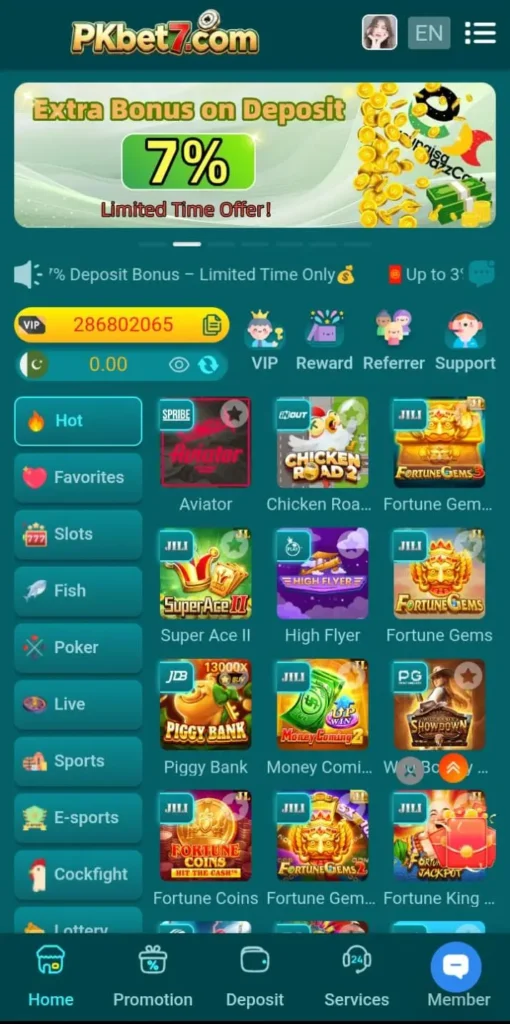 PKBET7 Game Download Apk