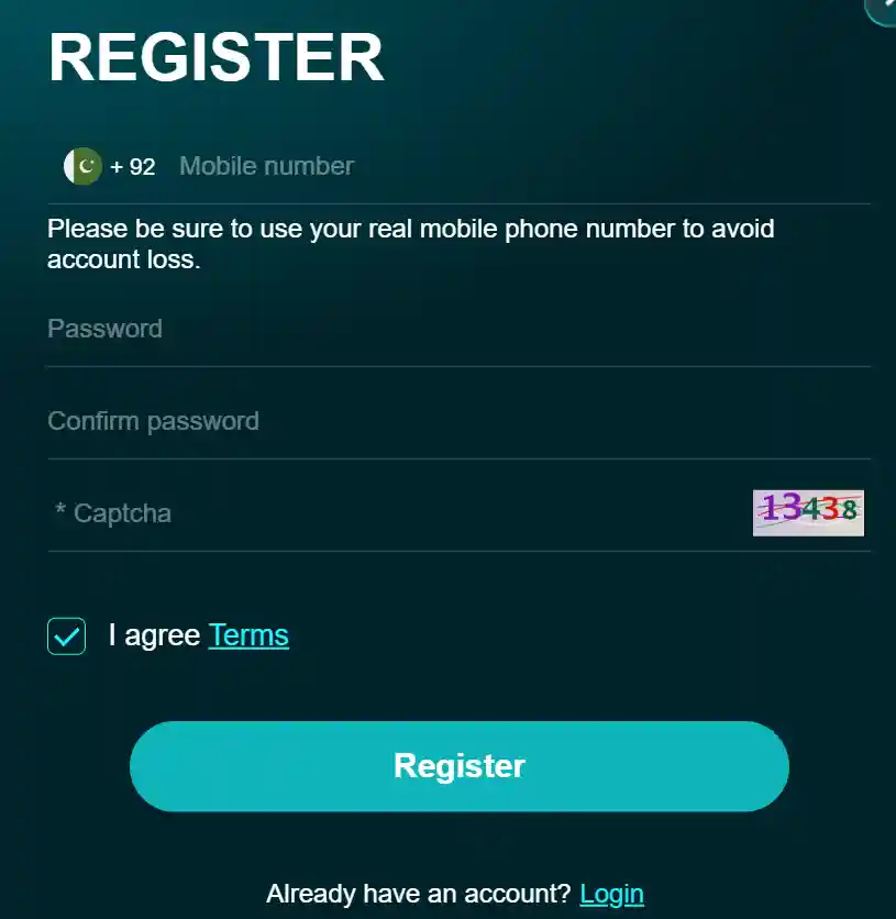 How to Create an Account on PKcasino Game