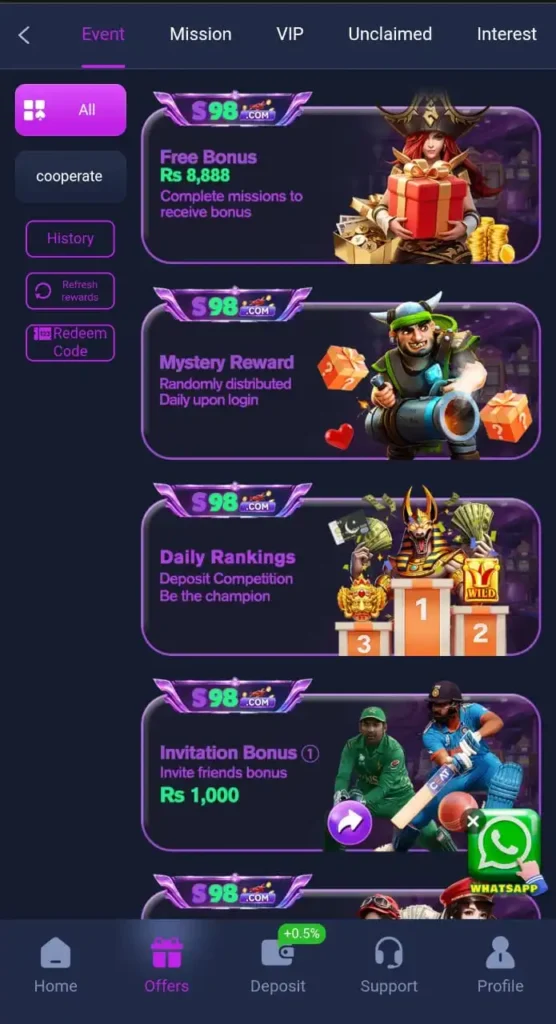 S98 Game Download Apk